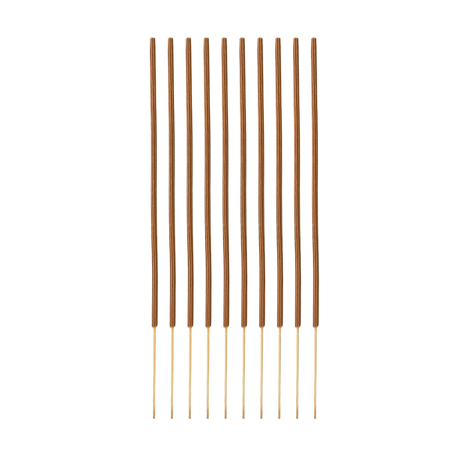 Unlit Styleva Agarbatti sticks arranged neatly, highlighting their 40cm length.