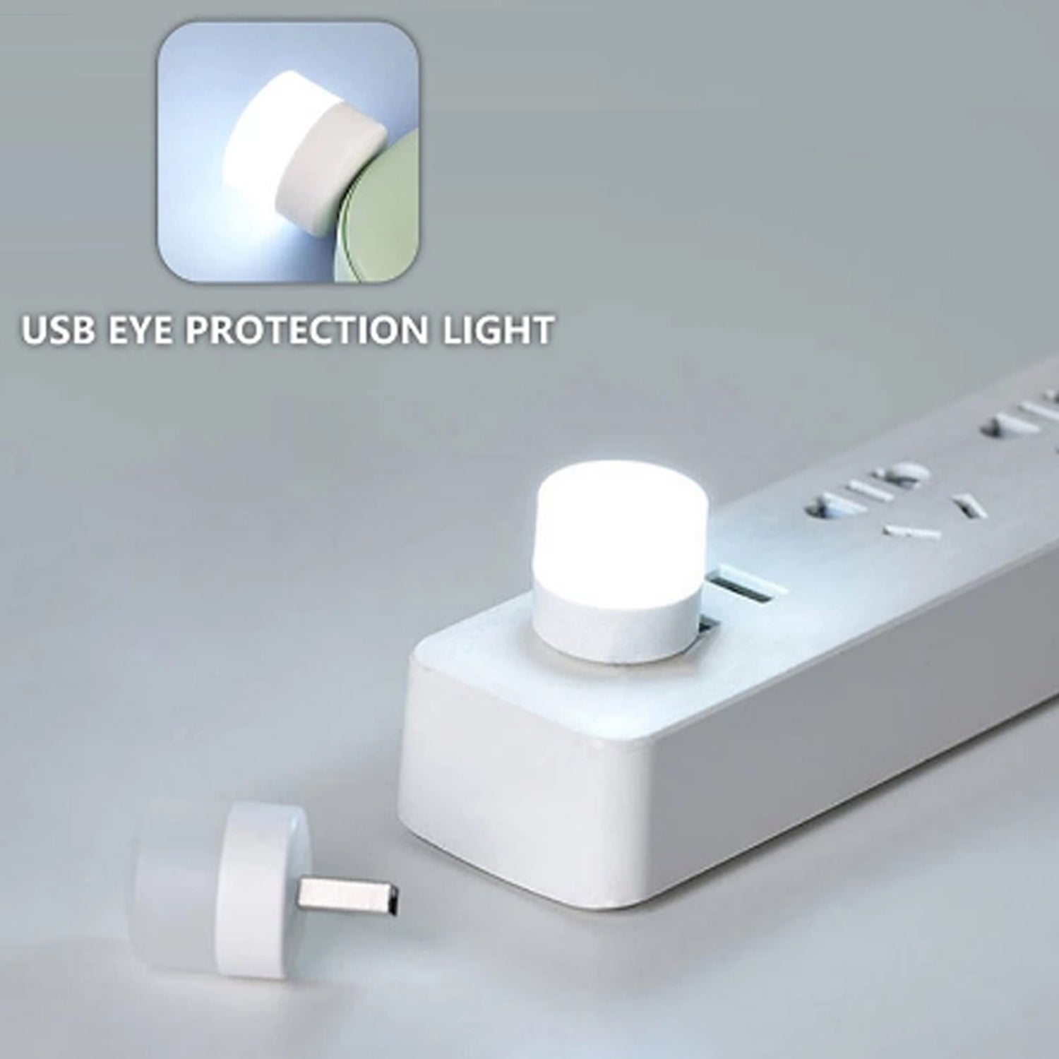 The Indo Glow USB bulb providing essential household lighting during a power outage.