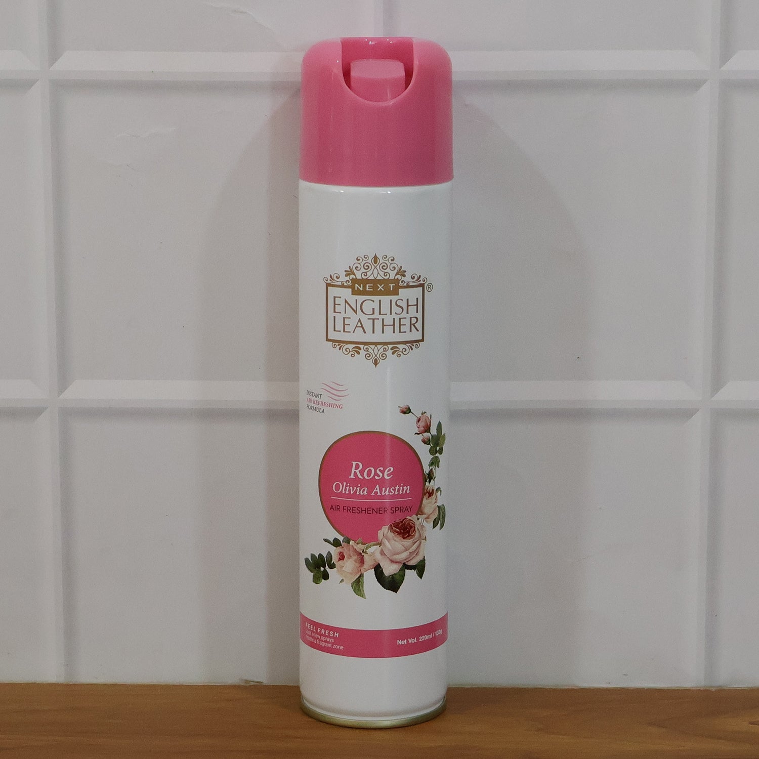 Premium Air Freshener Spray displayed with vivid colorful background