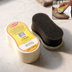 Neutral instant shoe shiner compact liquid polish with sponge applicator