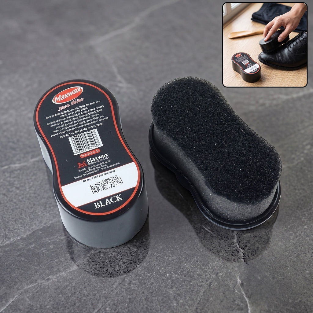 Leather shoe shine in portable 4.5 ML pack