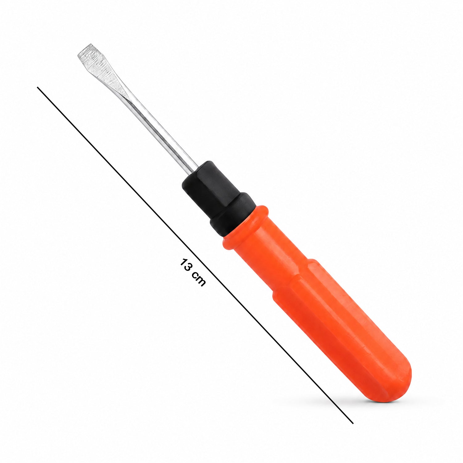 13 cm small screwdriver size on white background