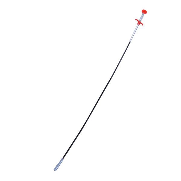 The full 60 cm length of the flexible drain dredging device.