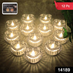 Close-up view of heart-shaped LED flameless decorative candles for festive decor