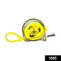 BoltForce 5-meter measuring tape with yellow blade extended, showcasing clear markings.
