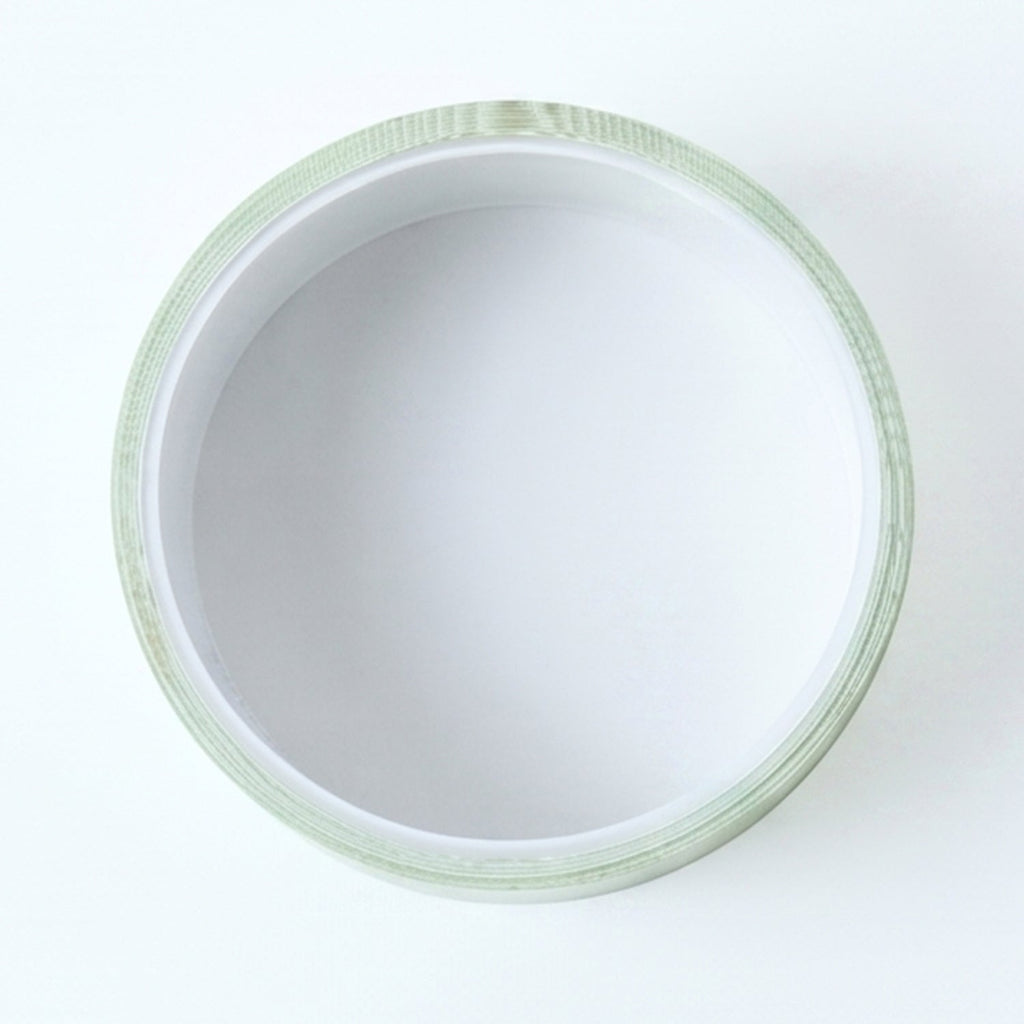 Top view of adhesive tape roll displaying dimensions 9cm x 9cm