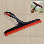 Durable plastic kitchen wiper with a flexible silicone head for streak-free cleaning.