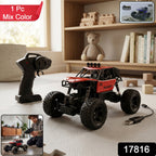 Side view of the durable Rock Crawler RC Truck on display.