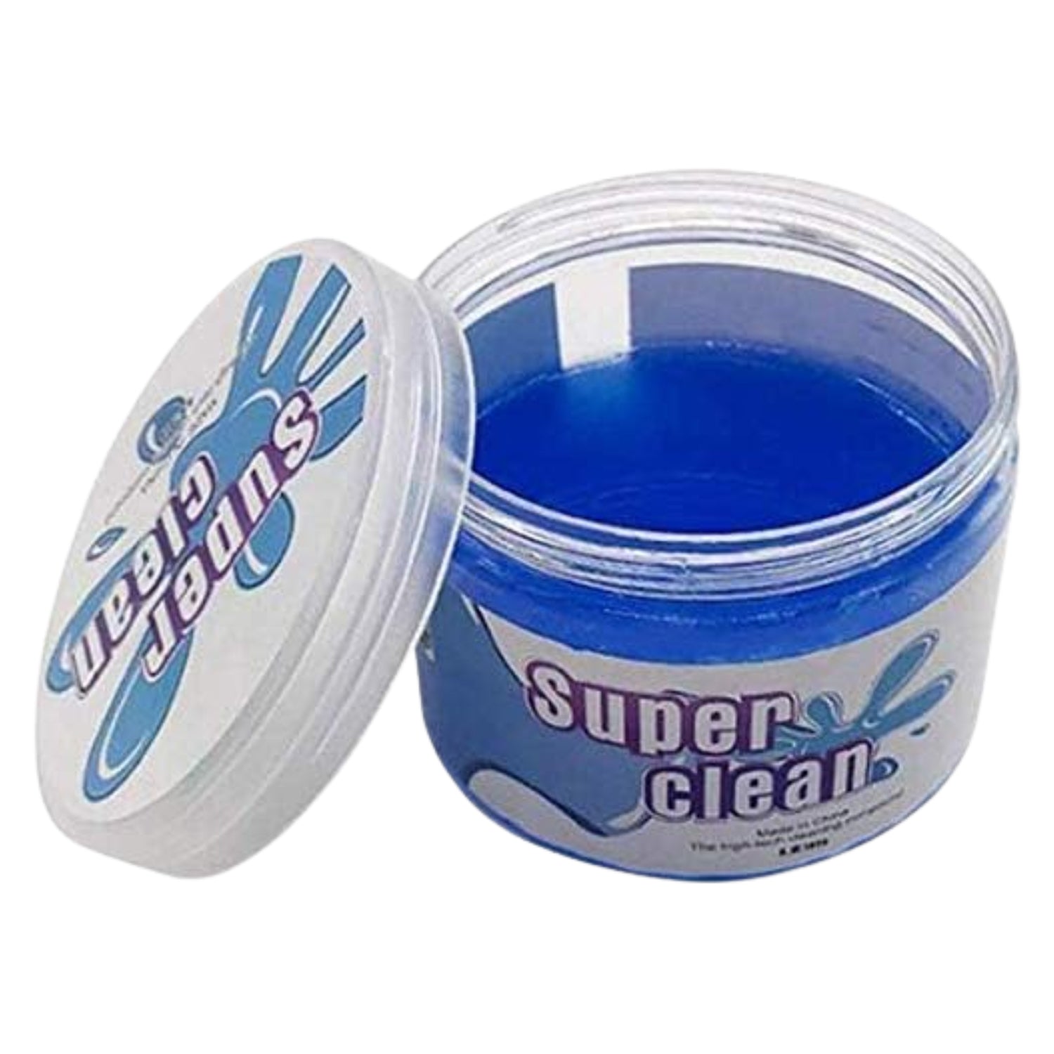 Packaged Super Clean Magic Gel product, ready for use as a multi-surface dust cleaner.