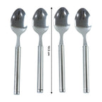 Durable stainless steel spoons for everyday meals