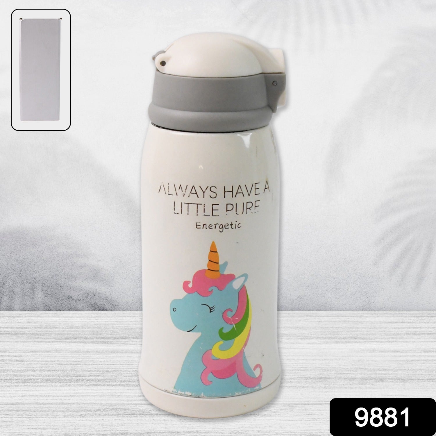 Pure Chill stainless steel insulated water bottle side view