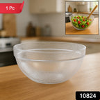 Idli mixing bowl made from transparent textured plastic, ideal for kitchen use