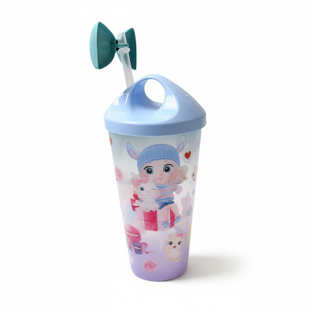 Unicorn Kids Water Bottle with vibrant graphics, perfect for daily hydration.