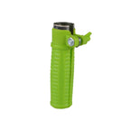 Adjustable plastic corn cutter with sharp stainless steel blades for effortless kernel removal.