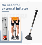 Infographic highlighting the key benefits and features of the drain unblocker pump.