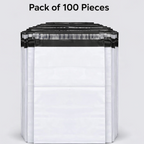 Security label and clear tamper evidence on the FERVENT courier bag.
