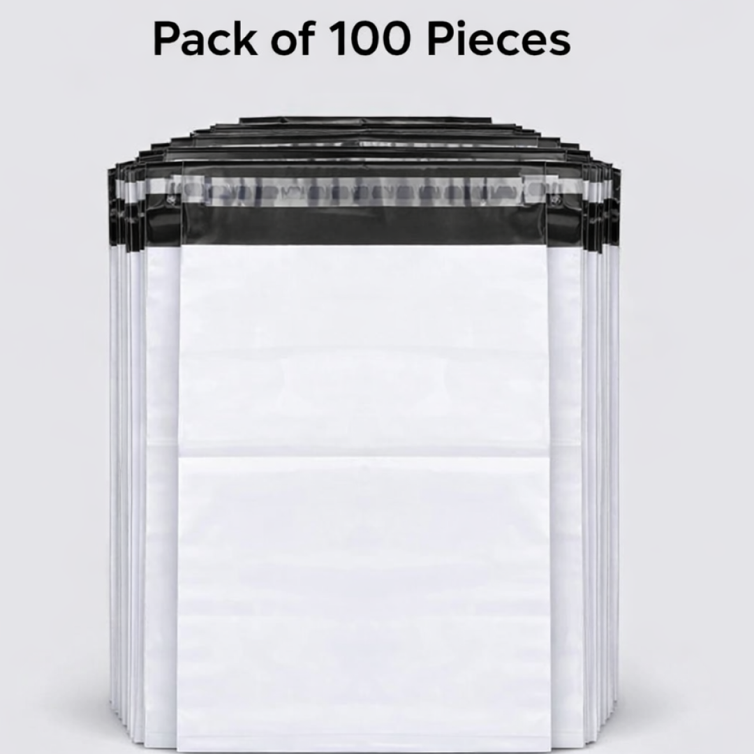 Security label and clear tamper evidence on the FERVENT courier bag.