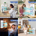 Fan specifications displayed on detailed product label
