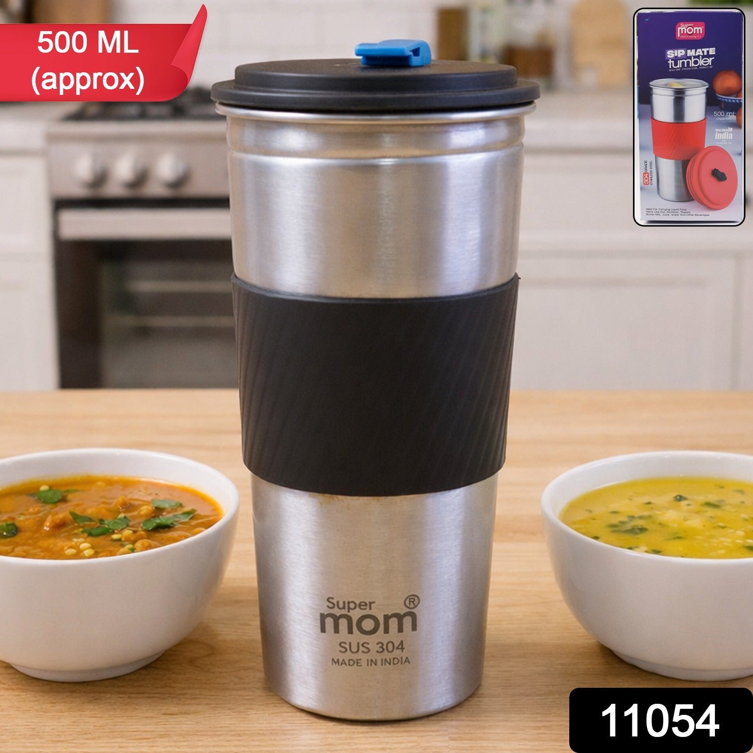 500ml stainless steel sip mate tumbler for hot and cold beverages