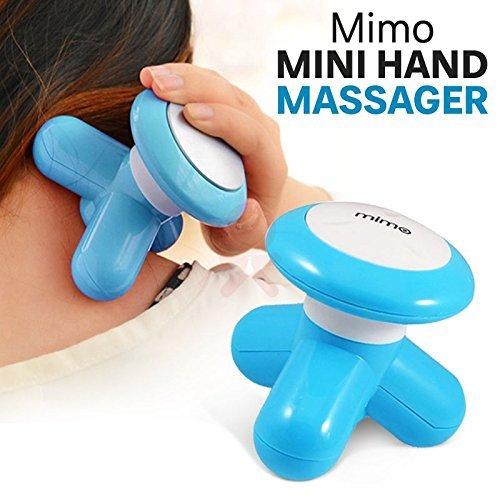 Ergonomic USB massager held in hand, perfect for full body relaxation.