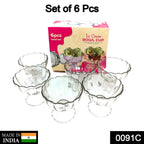 Six stackable serving bowls demonstrating their space-saving design.