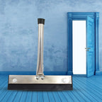 Detailed view of the robust construction of this stainless steel kitchen wiper.