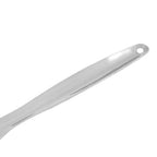 Hygiene tool: stainless steel tongue scraper with a comfortable grip.
