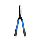 Front view of the professional-grade hedge shear, ready for gardening tasks.