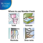 Wonder Fresh Lavender Air Freshener Blocks 50g with visible lavender scent notes.