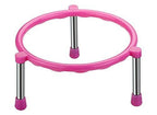 Matka stand with a gas cylinder, demonstrating its multipurpose use.