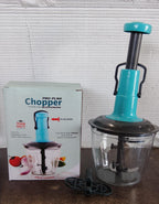 Compact 950ML manual vegetable chopper in multiple mixed colors