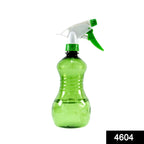 Ergonomic cleaning spray bottle for household use.