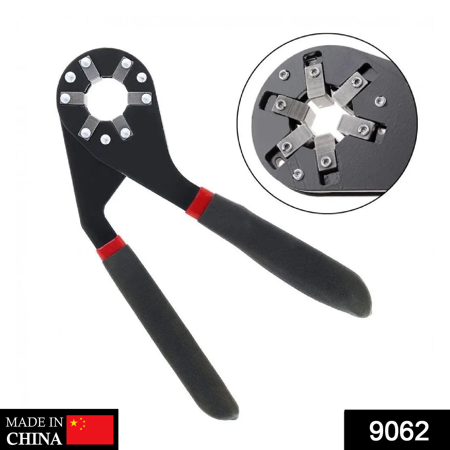 Adjustable Bionic Wrench demonstrating its versatile grip.