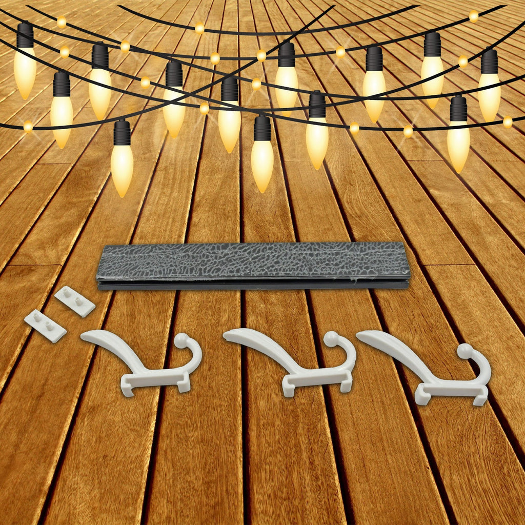 Stylish 6-hook wall mounted coat rack in an empty setting, ready for organization