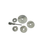 Individual high-speed steel cutting disc for accurate rotary tool applications.