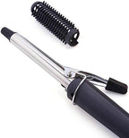 Black Hair Curling Iron rod with safety pilot light.