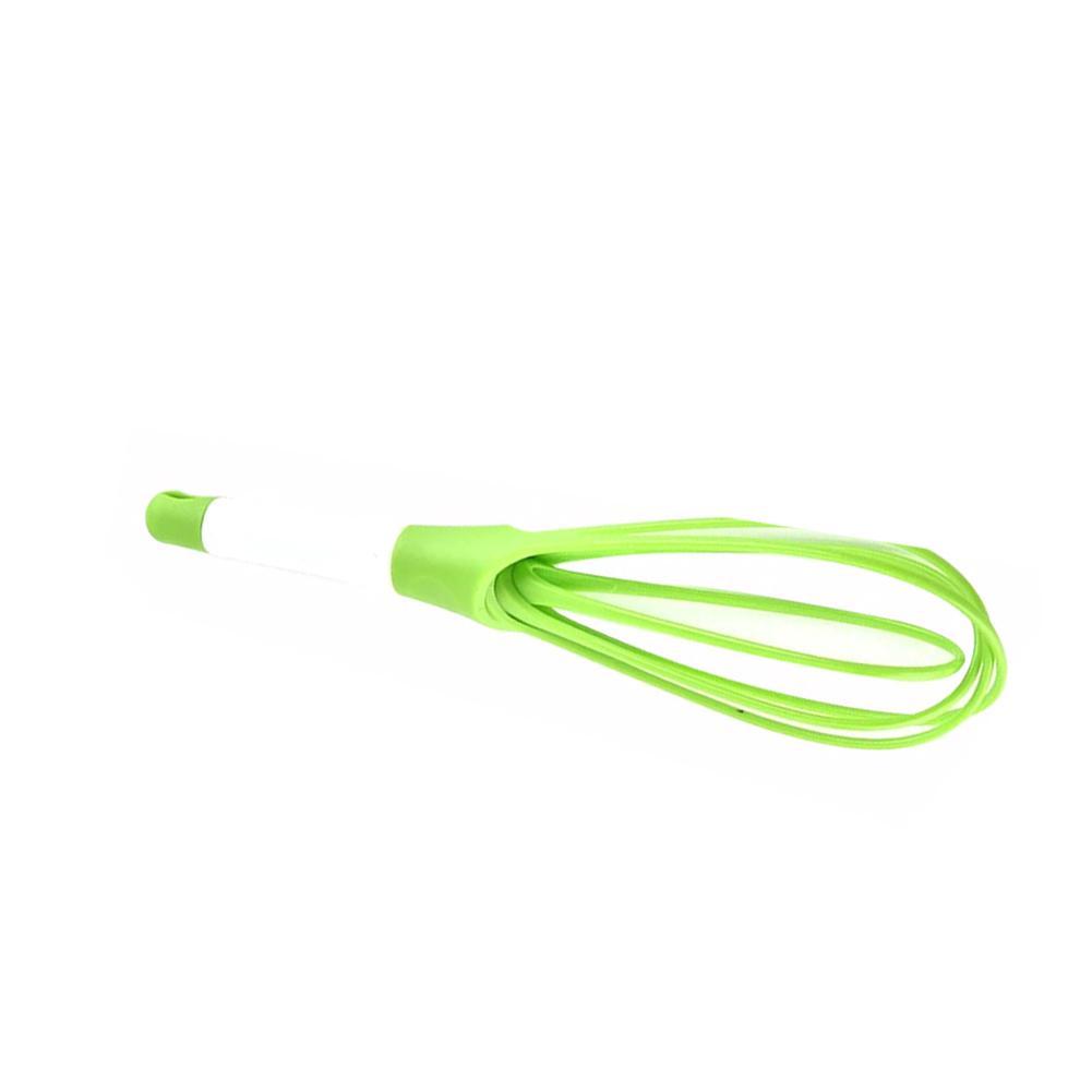 Unique balloon-shaped plastic whisk, an essential tool for everyday kitchen use.