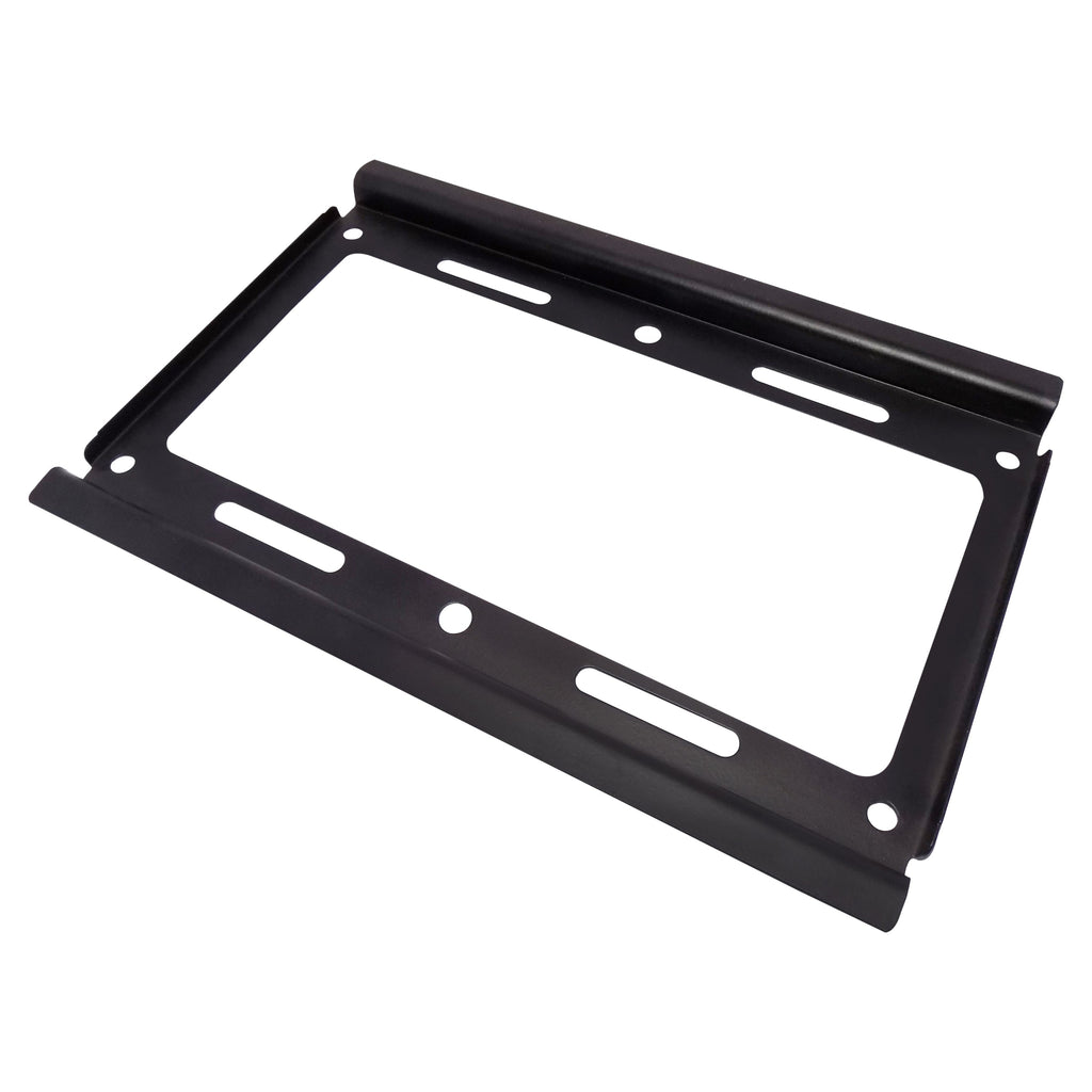 Side profile of the fixed TV mount bracket showing its slim design.