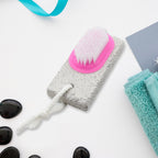 Ergonomic handle of the pumice stone foot scrubber, designed for comfortable grip.