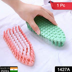 Velvet Wipe flexible cleaning brush in hand, ready for use.