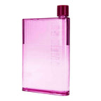 Side view of the durable, BPA-free A5 Notebook Water Bottle, ready for daily use.