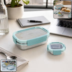 Inner compartments of stainless steel lunch box set