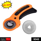 Precision rotary cutter ideal for cutting multiple fabric layers