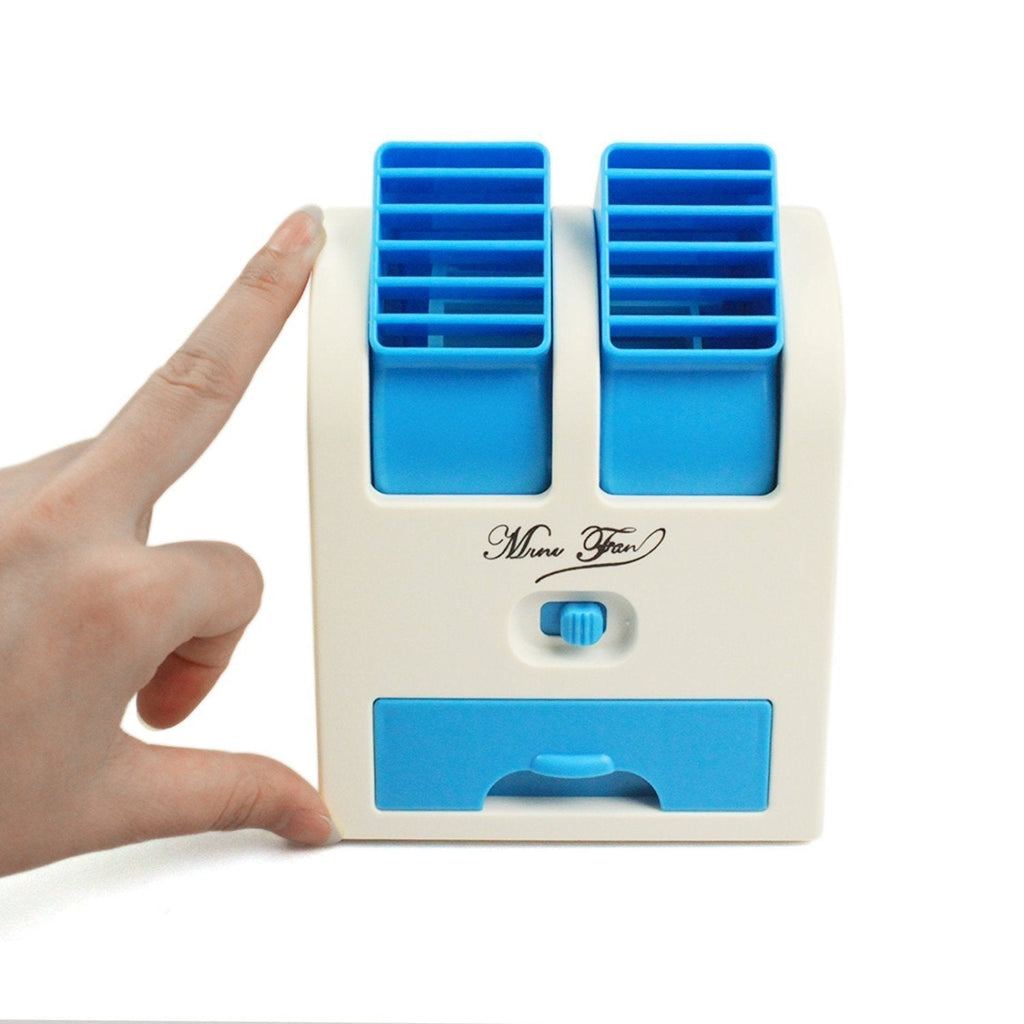 Mini USB bladeless air conditioner with fragrance compartment