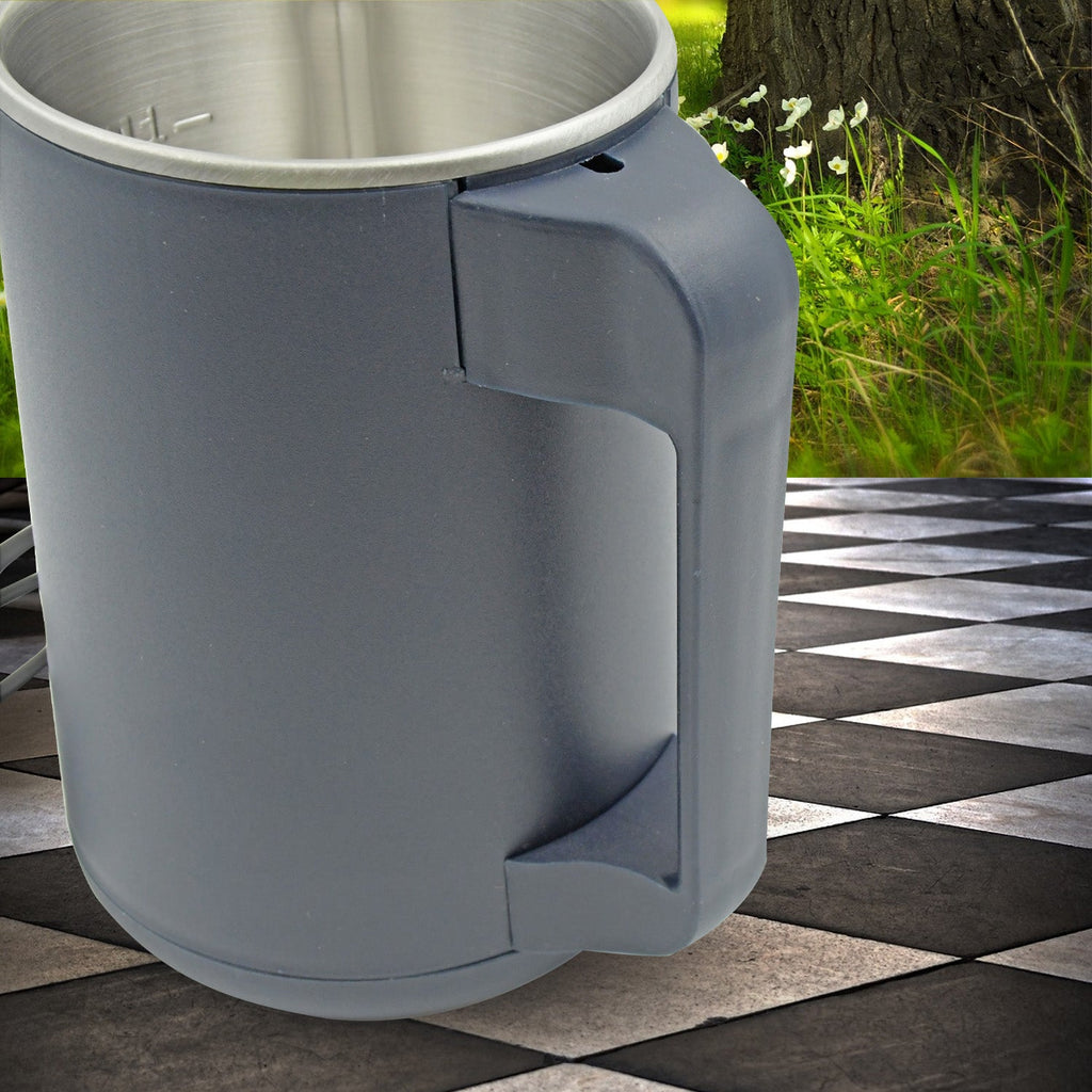 Elegant side view of the Dabster 300W electric coffee and spice grinder.