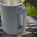 Elegant side view of the Dabster 300W electric coffee and spice grinder.