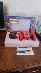 Front view of Electroplay remote control stunt car with anti-slip tires