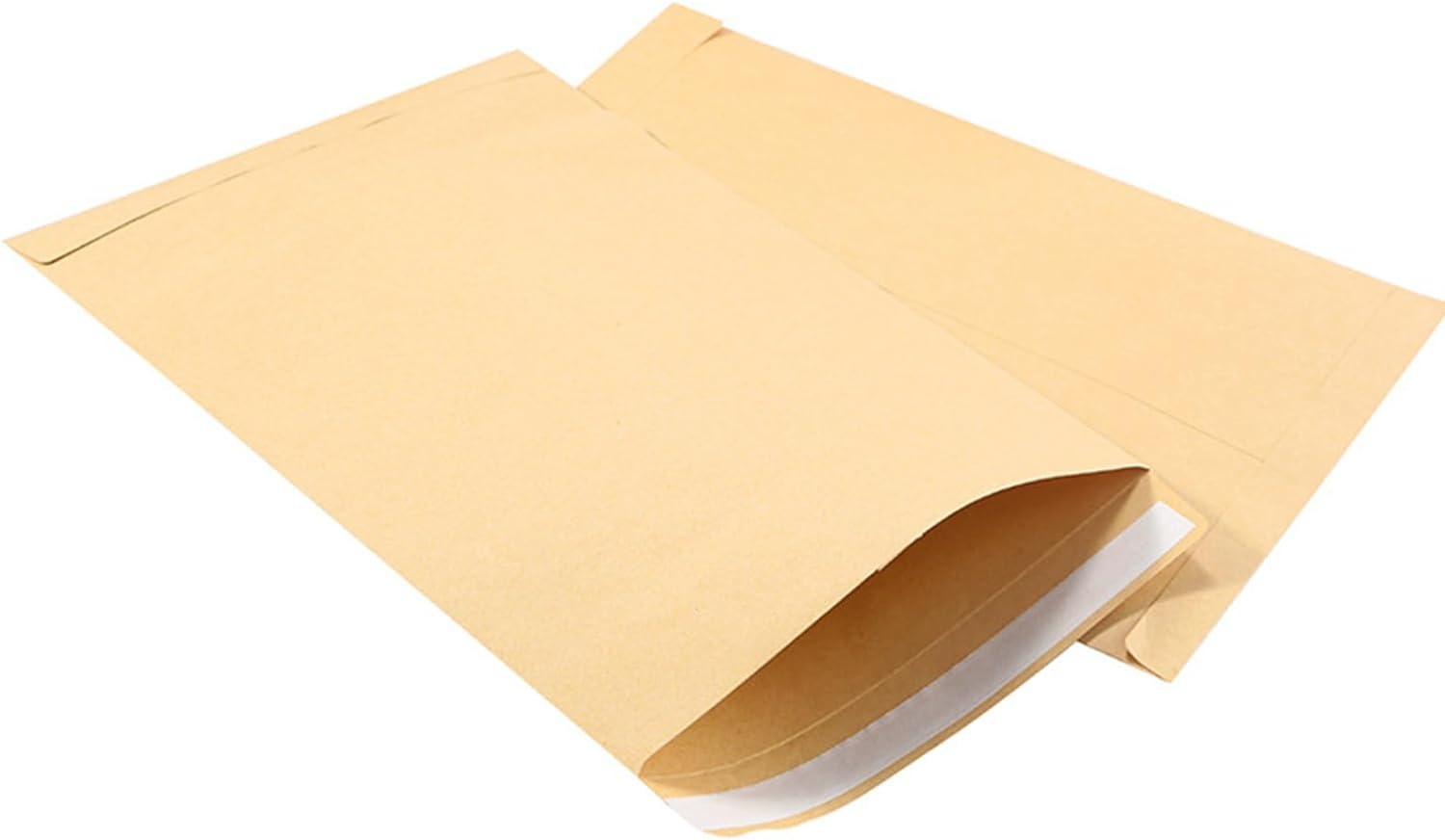 Collection of brown kraft envelopes in different sizes for versatile use.