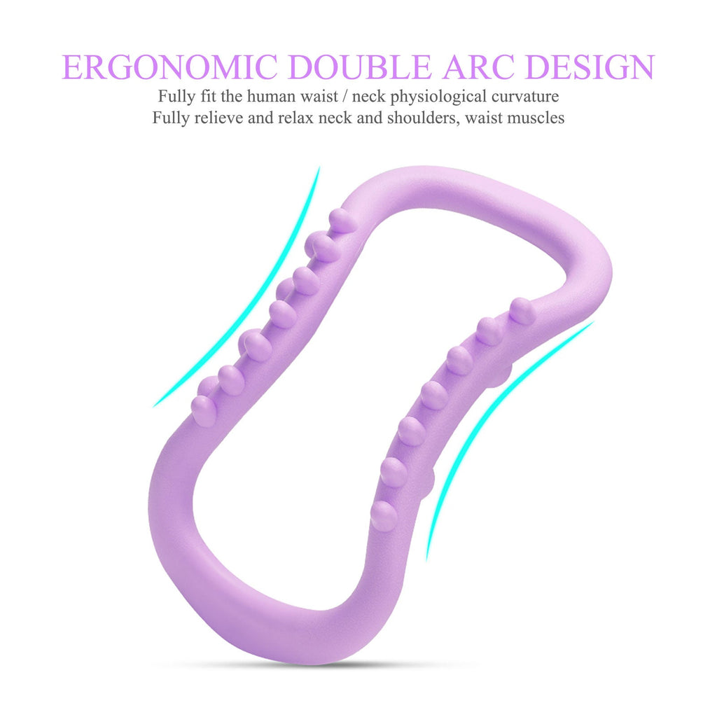 Yoga and Pilates ring for effective muscle relaxation.