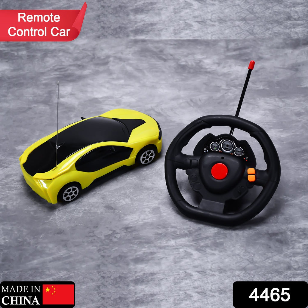 Top-down view of the modern remote control car, highlighting its attractive design.